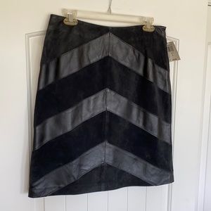 Alfani leather skirt